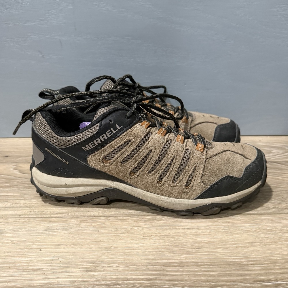Merrell Crosslander 3 Trail Hiking Sneakers Mens Size 9 Gray Black J036949